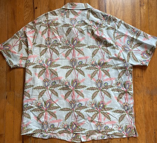 Daniel Cremieux Shirt Men’s 3XL Tall Floral Button Up Linen Blend Tropical - Picture 2 of 6