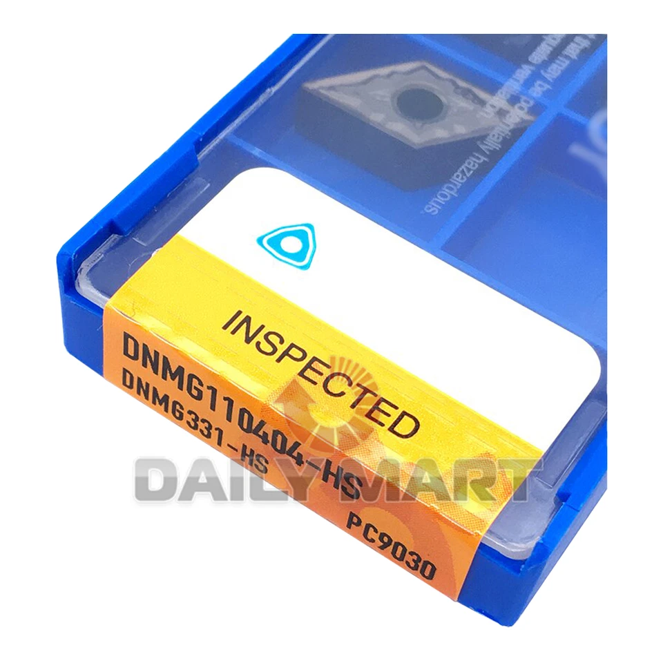 10PCS/New In Box KORLOY DNMG110404-HS PC9030 DNMG331-HS Carbide Inserts - Image 2 of 4