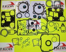 Harley Twin Cam BIG BORE 1550 Top End+Base Full Gasket Set/Kit w/.040 MLS Head
