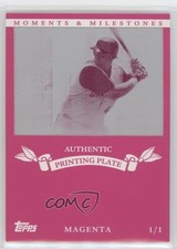 2007 Topps Moments & Milestones Printing Plate Magenta 1/1 Adam Dunn #120 0tw4