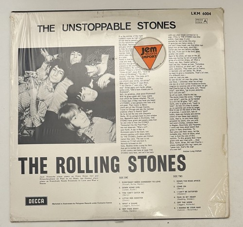The Rolling Stones – The Unstoppable Stones Decca – LKM 6004 LP, AUSTRALIA - Picture 2 of 2