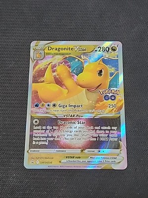 dragonite promo card pokemon go Amazon.com: Pokemon - Dragonite VSTAR -SWSH236 - Black Star Promo main image 1