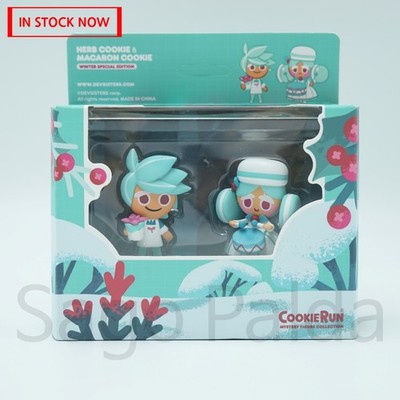 NEW SEALED COOKIE RUN Herb & Macaron Cookie Figure - Winter Special Edition.