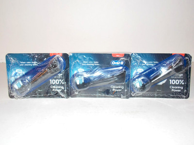 NEW Sealed Oral-B iO Ultimate Clean Replacement Tooth Brush Heads 3 Count Black