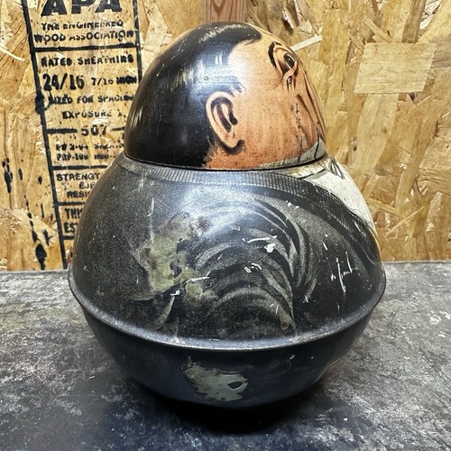 Vintage Original Roly Poly Opera Singer Tobacco Tin Dixie Queen Plug Cut Old - Picture 2 of 8