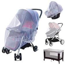 South to East Breathable Mosquito Net for Stroller with 31.5'' 18'', White