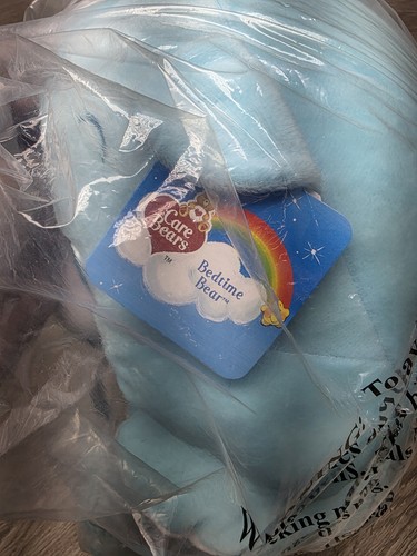 Peluche imbottito Care Bears 25 Anniversary Bedtime Bears 12" e 24" Jumbo 2007 e 04 - Foto 3 di 10