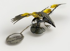 Chrome Plated Austrian Crystal Eagle The Orig...