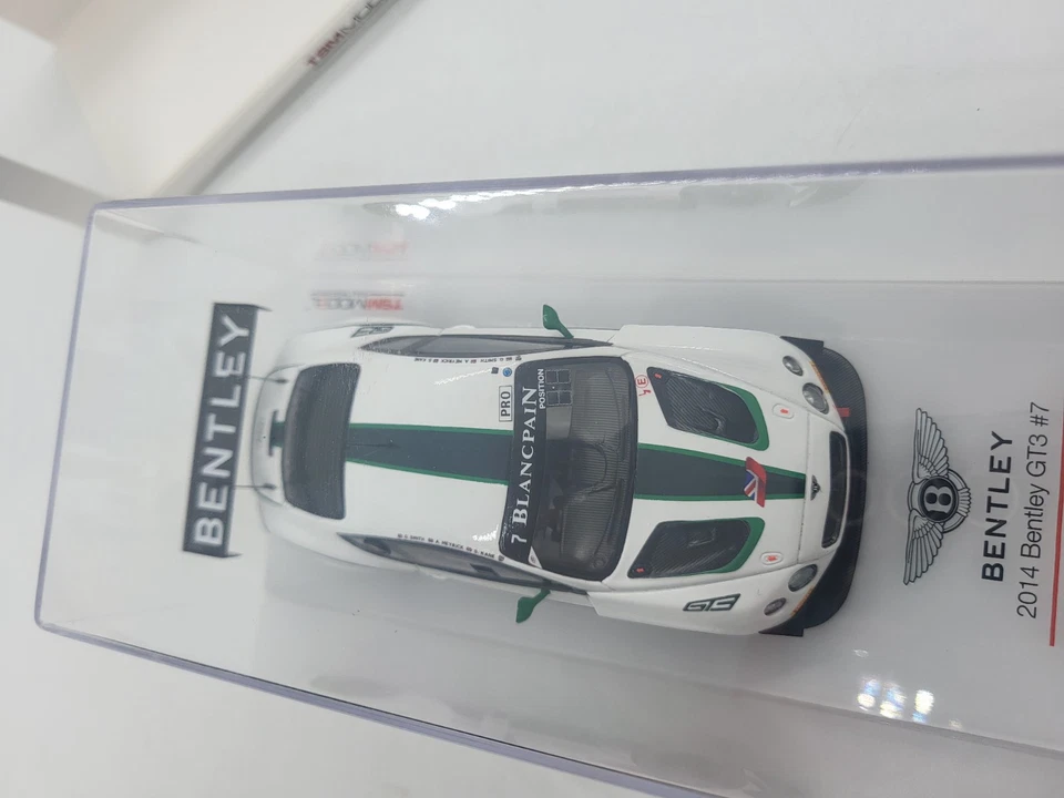 1:43 Truescale Bentley GT3 #7 Blancpain GT Total 24H Spa 2014 modelo TSM154316 Foto 4 de 4