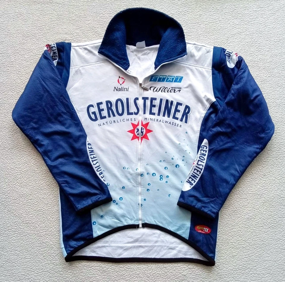 Chaqueta térmica de ciclismo de invierno Gerolsteiner Team 2003 rara de colección de Nalini — M/L Foto 4 de 4