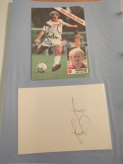 Autogrammsammlung 80 handsignierte Autogramme Bundesliga DFB Fußball