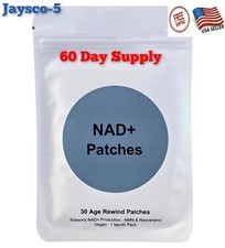 60 Day NAD Patches, Supports NAD Production, Vegan