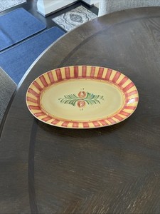 Gail Pittman Southern Living at Home SIENA Oval Serving Platter Tray 14"