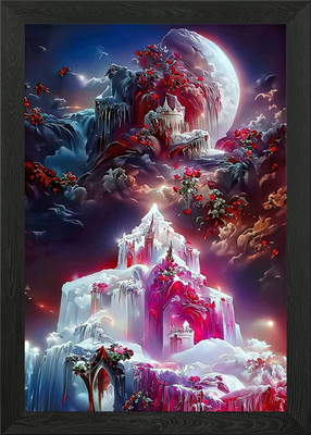 Kirschblüte gerahmtes Wandbild Poster Leinwanddruck Bild