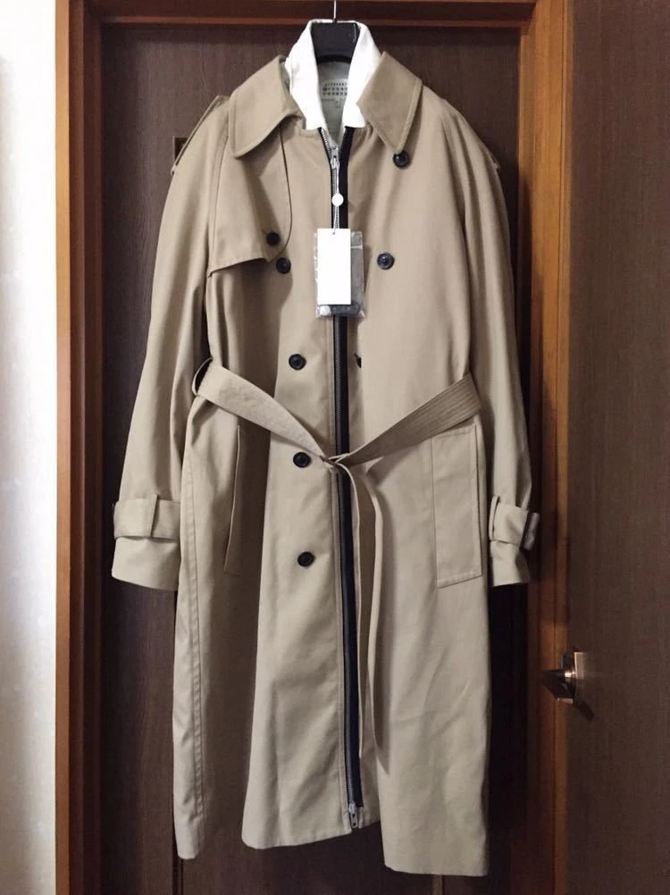 550 000 Nuovo 78 Off Maison Margiela Oversize Trench Coat Denim Blouson Jacket