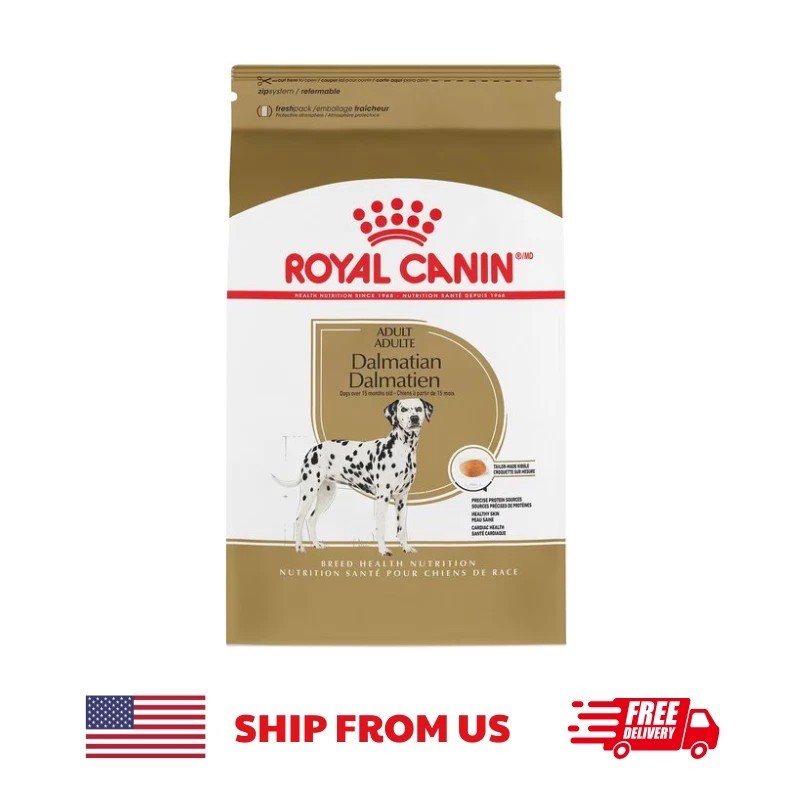 Royal Canin Breed Health Nutrition Dalmatian Adult Dry Dog Food 30lb Bag