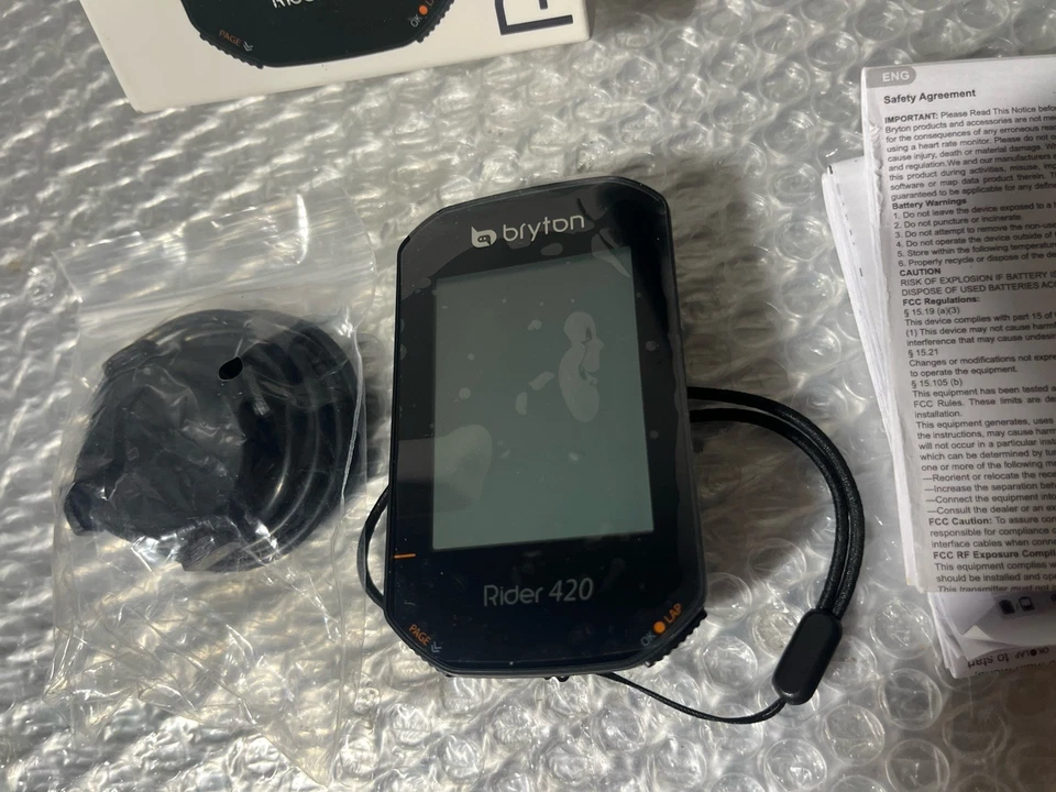 Bryton Rider 420 GPS Boxed Cycle Display - Image 2 of 4