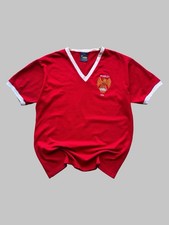 Vintage TOFFS Made in UK Manchester United Wembley 1958 Style Soccer jersey