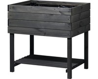 Hochbeet Auf Stelzen Dobar Kubus 78 X 58 X 78 Cm Anthrazit