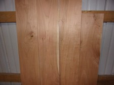 4 PC CHERRY BOARDS WOOD KILN DRIED 3/4" THICK LOT A43A LUMBER FLAT