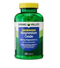 Spring Valley Magnesium Bone & Muscle Supplement Tablets 400 mg 250 Count