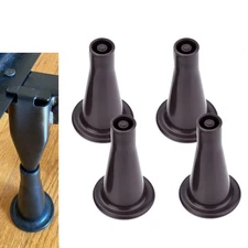 4 Pack Plastic Bed Frame Feet Glides Will Replace Wheels Prevent Sliding