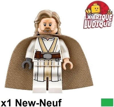 Lego Figur Minifiguren Star Wars Luke Skywalker Old alter Bart Umhang sw0887 NEU