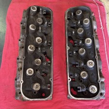 1965 Oem Chevrolet Rectangle Port Cylinder Heads 3856208 Bbc 396 F-16-5 F-24-5