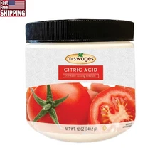 Citric Acid Powder Canning Supplies Home Tomato Salsa Jam Safe Acidity 12 oz New