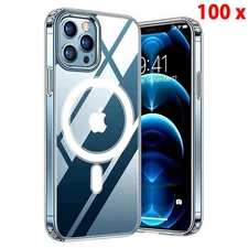 Wholesale Lot For iPhone 17 16 Pro Max 15 14 13 12  Mag Safe Clear Magnetic Case