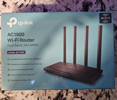 TP-Link Archer AC1900 Dual Band Wi-Fi Router with Gigabit Port. New Sealed Box