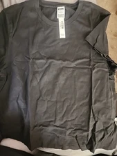 NWT Victoria's Secret PINK Dreamer Cotton Tee Size MED. LOGO. BLACK