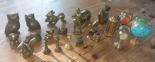 Setzkasten Miniaturen Messing kleine Sammlung