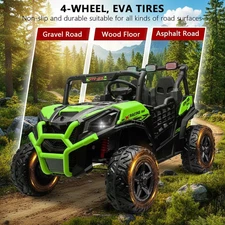 Ride on Car 24V 4WD Ride on Toys with Remote Control UTV with 4*200W Motor Gift