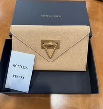 Bottega Veneta Triangular Buckle Flap Long Wallet NIB