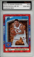 2024-25 PANINI DONRUSS DIAMOND RED KEVIN MCCULLAR JR. RC VGC GEM MINT 10 J83