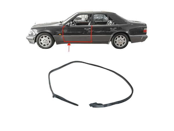 TüRdichtung Abdichtrahmen Dichtung TüR Links FüR Mercedes W124 Coupe & Cabrio-image
