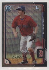 2015 Bowman Asia Exclusive Black Wave Refractor Jantzen Witte #BCP57 3e3