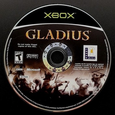 Gladius - Xbox   Disc Only   Resurfaced/Tested