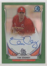 2014 Bowman Chrome Prospect Green Refractor 55/75 Tim Cooney #BCAP-TC Auto 0b2