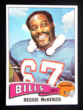Reggie McKenzie #473 Topps 1975 Football Card (Buffalo Bills)