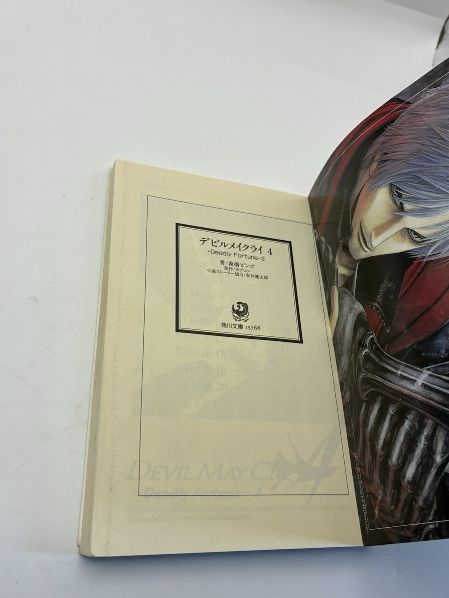 DEVIL MAY CRY Deadly Fortune Novel Complete Set 1&2 BINGO