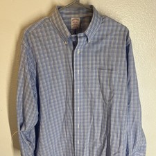 Brooks Brothers Mens Button Shirt "The Original Polo" Cotton Non Iron 16.5-33