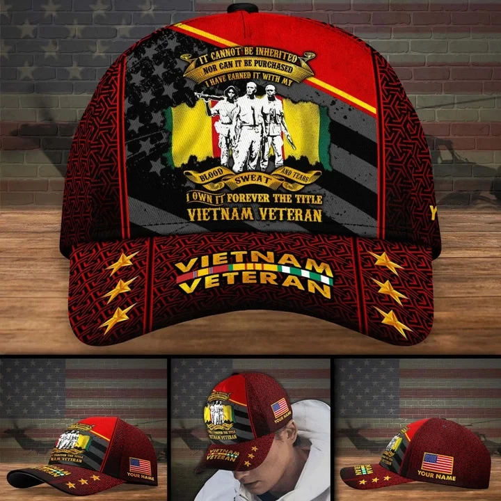 Personalized Vietnam Veteran Classic Cap, Gift Ideas.