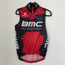 BMC Switzerland Cycling Vest gilet jersey Size S Hincapie Excitement Research