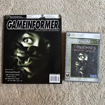 Condemned: Criminal Origins (Microsoft Xbox 360, 2005) CIB *Tested Working* Lot