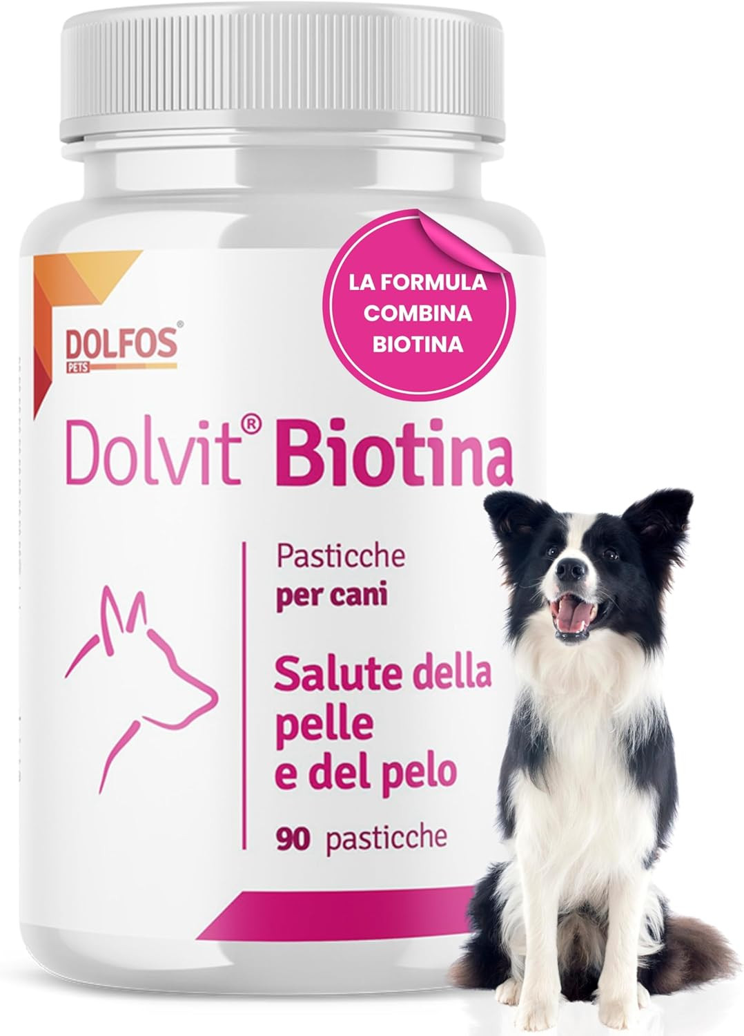 Dolfos Dolvit Biotina 90 Compresse - Integratore Pelo e Pelle Cane Offerta