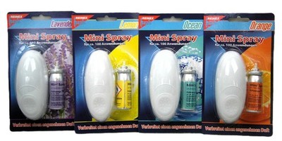 Fresh Duftspray Mini Duftsprüher Nachfüllpack Ocean Lemon Orange Lavendel