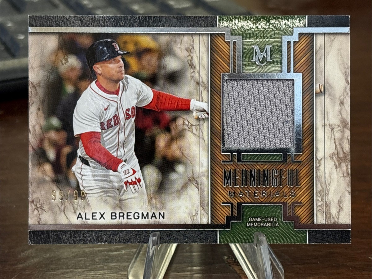 2025 Topps Museum Baseball Alex Bregman Meaningful Materials /99 