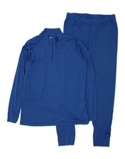 MOUNTAIN WAREHOUSE Mens Full Tracksuit XL Blue Polyester CG84